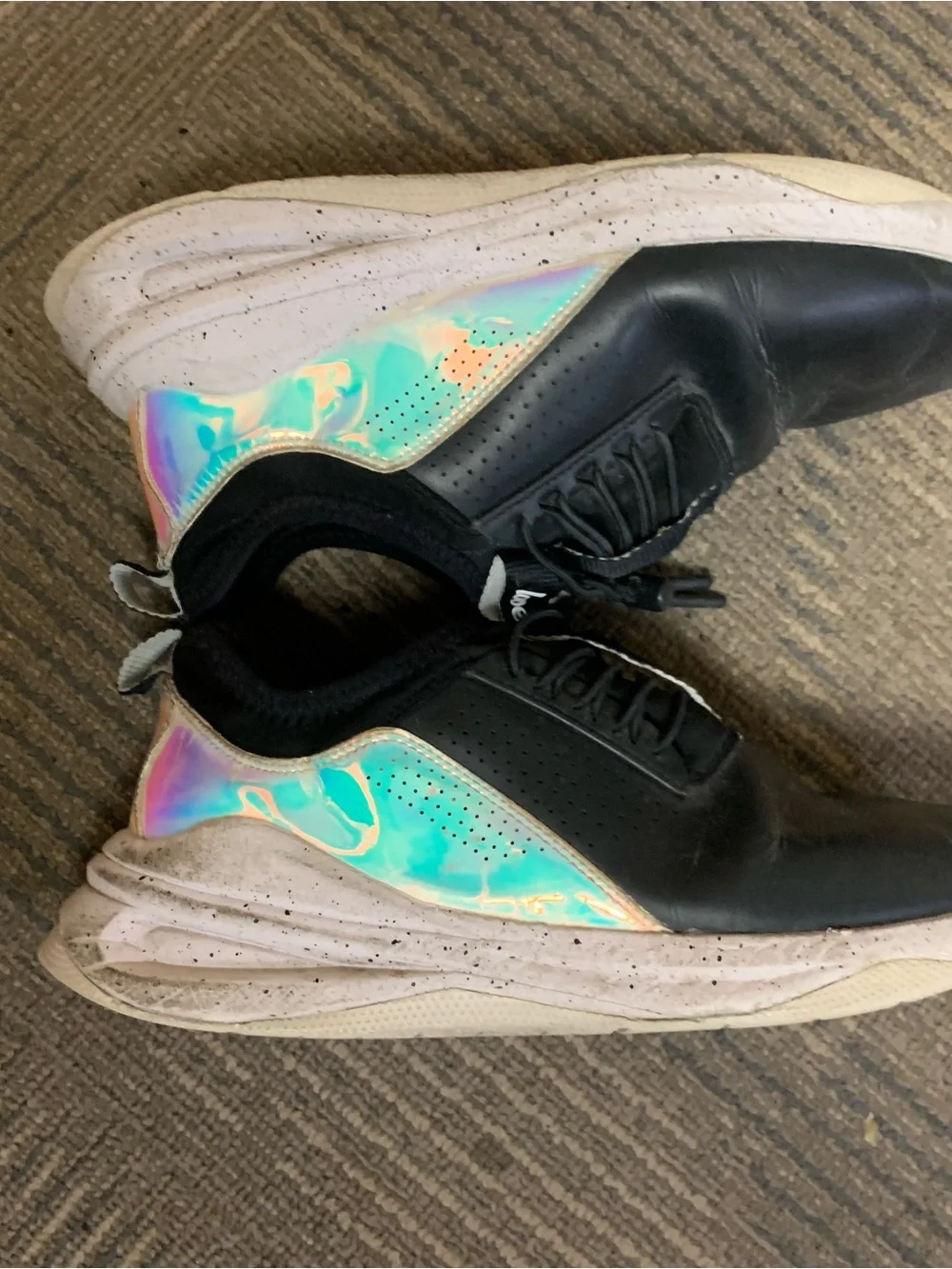 Clove waterproof nursing shoes with Iridescent Side Panel